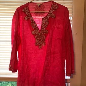 Pink Charter Club Tunic